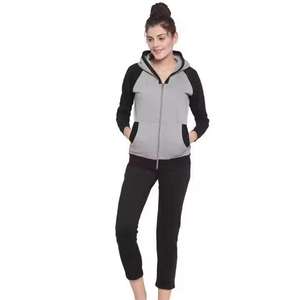 Women's Athletic Sportswear Set Breathable Performance <b>Tracksuit</b> with Custom Logo Options - Product Image 3