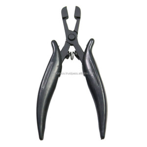 Pince de retrait pour extensions de cheveux, outil de dépose efficace pour la kératine et les micro-anneaux, noire - Product Image 4