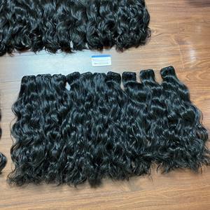 Pelo Natural ondulado de doble estiramiento, cabello humano crudo vietnamita de calidad op - Product Image 5