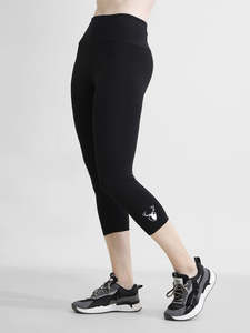 Leggings Capri Taille Haute Extensibles – Pantalon Court Décontracté pour Yoga, Entraînement, Course à Pied, Fitness – Grandes Tailles – Vêtements de Sport Écoresponsables - Product Image 3