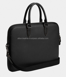 Custom Office Retro Leather Crossbody Shoulder <b>Briefcase</b> <b>Bag</b> Business Student <b>Laptop</b> <b>Bag</b> Shoulder Messenger <b>Bag</b> For Unisex - Product Image 2
