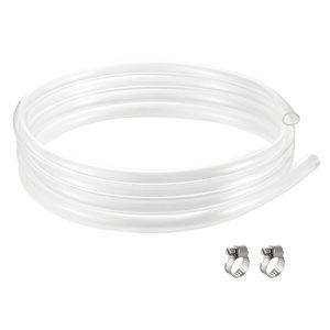 Tubo in Vinile Trasparente 1/2'' ID X 5/8'' OD, 10FT, Spessore Parete Elevato, Tubo Flessibile in PVC Tagliabile per Acquari e Accessori - Product Image 1