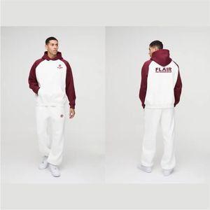 ชุดวอร์มฮู้ดดี้โอเวอร์ไซส์สำหรับผู้ชาย แขนเสื้อแบบแร็กแลน - Product Image 6