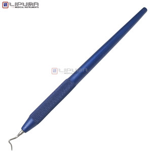 Herramienta para Modelar y Tallar Fisuras, Color Azul, N.° [Número] 3 Instrumentos Dentales de Doble Punta de Acero Inoxidable para Cera Restauradora - Product Image 6
