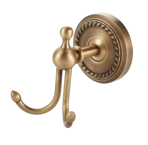 Gancho de latón macizo y gancho de nácar para montaje en pared, gancho autoadhesivo multifunción ecológico - Product Image 5