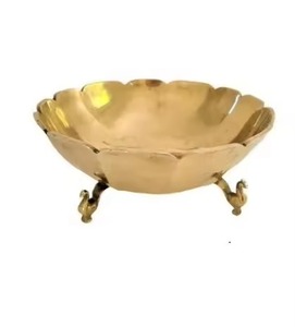 Exclusive Metal Dry Fruit Bowl Snack Serving Dish Decorative Tableware Home Wedding Gift - Product Image 2