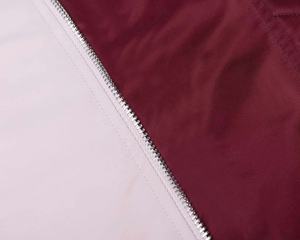 Blouson d'aviateur de couleur unie grande taille pour homme hiver 100% polyester nylon blouson d'aviateur en coton à blocs de couleurs avec fermeture éclair - Product Image 5