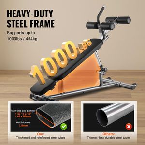 Panca per Pesi Regolabile da 450 kg con Funzioni di Sicurezza, per Allenamento Completo del Corpo, Panca per Press e Sit-up, Rack Multifunzione per Allenamento della Forza - Product Image 3