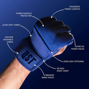 Guantes de Boxeo de Alta Calidad con Oferta Especial, Guantes Acolchados con Gel y Correa Ajustable para la Muñeca, Personalizables, para Entrenamiento al Aire Libre - Product Image 5