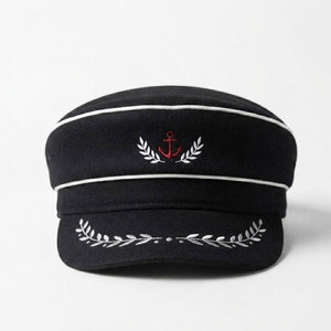 Nuevo Sombrero de Marinero Clásico Ligero para Exteriores, Color Blanco, para Eventos Temáticos, Accesorios para Ceremonias, Poliéster/Algodón, Todas las Tallas - Product Image 1
