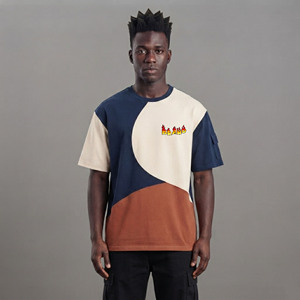 Camiseta Deportiva de Alta Calidad Estilo Hip Hop, 100% Algodón Jersey, 180g, Holgada, para Hombre, para Gimnasio y Running, Transpirable, para Verano - Product Image 4