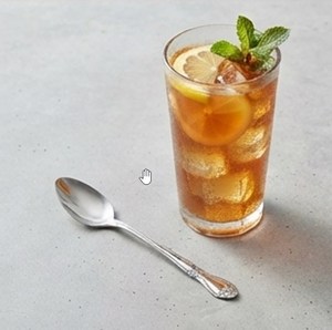 Juego de 5 Cucharas de Té Clásicas Plateadas, de Acero Inoxidable con Acabado Espejo, Mango Largo, para Postre o Bodas - Product Image 2