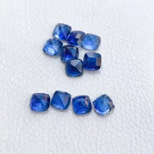أحجار كريمة سائبة زرقاء أصلية بجودة AAA من الكيانيت بقطر 7 ملم تُباع بالجملة بسعر المصنع لصنع المجوهرات من المورد
