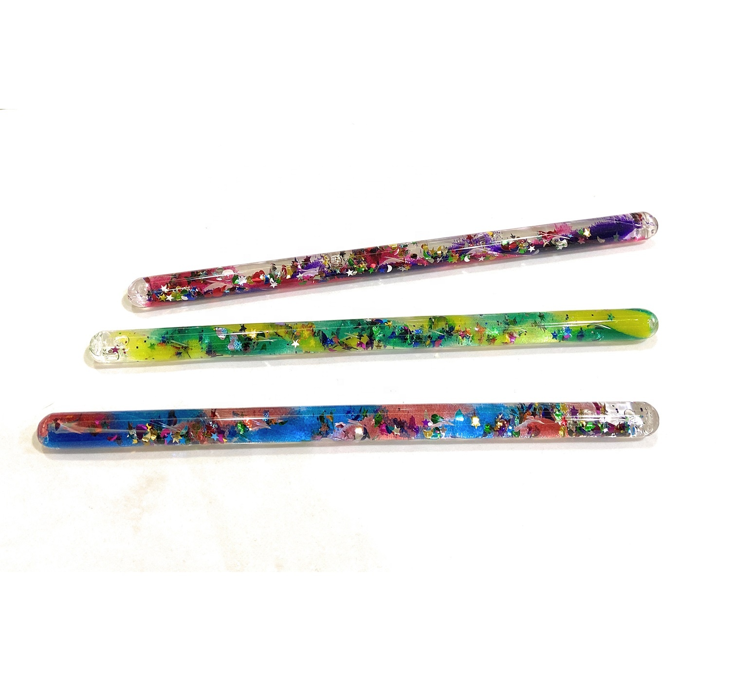 Classic Kaleidoscope with Colorful Glitter Wand Educational Toy Gift Souvenir for Kids