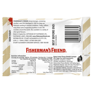 Bonbons au miel et au citron sans sucre Fisherman's Friend 22g, bonbons rafraîchissants pour la gorge, prix compétitif, vente en gros, export - Product Image 2