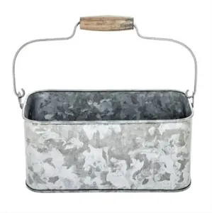 Organizador de Utensilios de Cocina Vintage, Ecológico, Multifuncional, de Metal Galvanizado, para Almacenamiento de Cubiertos - Product Image 3