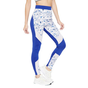 Women's Yoga Set 2-Piece Sleeveless <b>Crop</b> Top Mid Waist <b>Leggings</b> Full-Length Solid Print Contrast Binding Breathable - Product Image 2