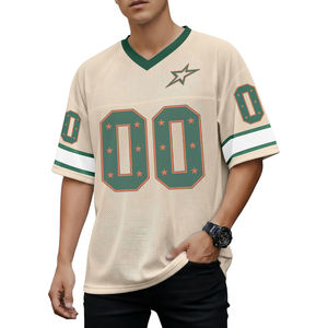 Camiseta de Fútbol Clásica de Corte Recto, Personalizable con Nombre y Número, Malla Deportiva de Primera Calidad, Estilo Retro - Product Image 1