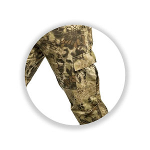 Pantalon de chasse camouflage pour homme, respirant, en polyester, pour l'extérieur, style cargo, saison printemps - Product Image 6