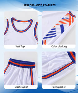 Conjunto de Baloncesto Elástico de Alta Calidad para Hombre, Máxima Movilidad, Camiseta y Pantalones Cortos para Equipo, Ropa Deportiva Flexible para Entrenamiento - Product Image 5