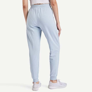 Pantalones deportivos de algodón extragrandes de 220 g/m² para mujer, personalizables, de pierna recta, con corte amplio y frente plano, para invierno. - Product Image 2