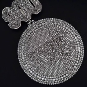 Men Hip Hop Jewelry Personalized Custom VVS Moissanite Letter <b>Pendant</b> Iced Out 925 Sterling <b>Silver</b> Rapper <b>Initial</b> Name <b>Pendant</b> - Product Image 2