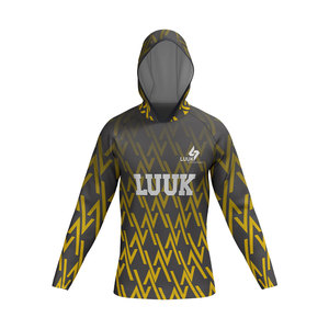 Personalized Custom Printed Hooded Full Sleeve Unisex Basketball Practice Shooter Shirts Breathable Moisture Wicking Quick Dry - Product Image 5