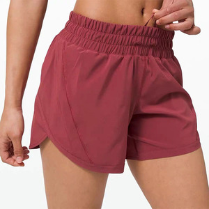 Shorts de yoga sans couture taille haute pour femmes, grande taille, personnalisés, avec compression et effet froncé, respirants, pour la course et le fitness - Product Image 5