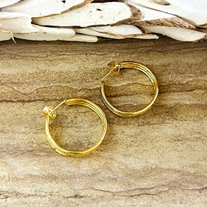Market Favorite Minimalist Circle Hoop <b>Earrings</b> Modern Brass Jewelry <b>Men</b> 18k <b>Gold</b> Plated Round Simple Geometric Wholesale OEM - Product Image 3