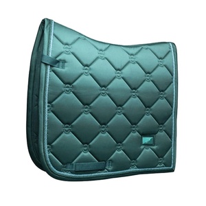Tapis de selle personnalisé de haute qualité pour l'équitation, doublure en polycoton, confortable, durable, bleu, fabriqué au Pakistan par Blue Hands International - Product Image 5