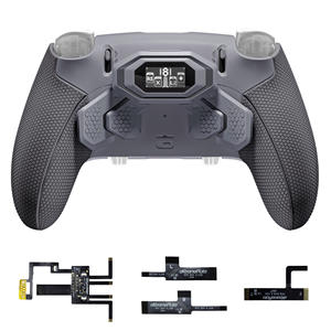 Kit de remplacement DIY réutilisable EXtremeRate <span class=keywords><strong>BEYOND</strong></span> avec palettes arrière, écran OLED et poignées ergonomiques repensées pour PS5 <span class=keywords><strong>Edge</strong></span> - Product Image 4