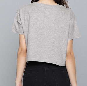 T-shirt court noir pour femme, col rond, manches courtes, tricoté, couleur unie, décontracté, pour le printemps et l'été - Product Image 6