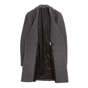 เสื้อแจ็คเก็ตขนสัตว์คลาสสิกพร้อมปกสำหรับผู้ชายฤดูหนาวแขนยาวเสื้อคลุมลำลองที่ให้ความอบอุ่นสวมใส่สบายดีไซน์แบบมีชั้นหนา - Product Image 2