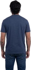 Camiseta de Manga Corta Azul Marino para Hombre con Frase Divertida Estampada en la Parte Delantera, Cuello Redondo Informal, Corte Regular, 100% Algodón Jersey - Product Image 3