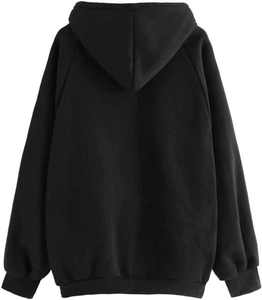 Sudadera Básica para Hombre, 100% Poliéster, Cuello en V, Invierno, Impresión Digital, Teñido Liso, Secado Rápido, Ecológica, Casual, con Bolsillo - Product Image 2