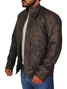 Gilet moto pour homme Al Nolan Enterprises en cuir PU rouge, écologique, respirant, antibactérien, col montant, coupe ajustée, streetwear - Product Image 2