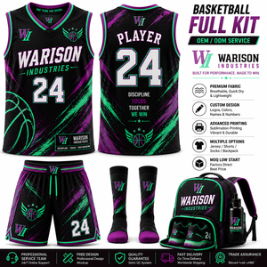 Breathable Basketball Uniform Kit Sublimation Customized Size Basketball Training Club Uniform Set For Adult's - Product Image 3