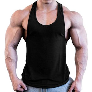 Débardeur sans manches bleu pour homme, col rond, tricoté, couleur unie, grande taille - Product Image 2