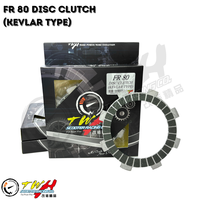Kit de disques d'embrayage en Kevlar TWH FR80 fabriqué à Taïwan (5 pièces/kit) pour SUZUKI