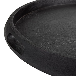 Plateau de service en bois massif fait main de haute qualité, style rustique, plateau de petit-déjeuner - Product Image 3