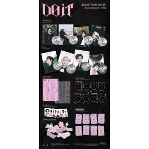 อัลบั้มรูปภาพ Stray Kids-SKZ IT TAPE [DO IT] (รุ่นอะคอร์เดียน) ขนาด 8 นิ้ว พิมพ์ดิจิทัล เคลือบเงาแบบด้าน ปกกระดาษแข็งพกพาสะดวก บรรจุรูปภาพ 18 รูป - Product Image 2