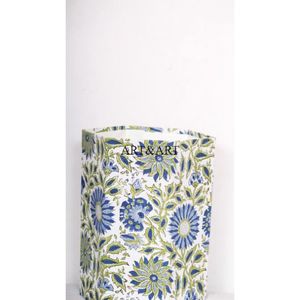 Poubelle décorative pour la maison, poubelle à papier, poubelle de bureau, poubelle en carton imprimé, poubelle de chambre, poubelle artisanale imprimée - Product Image 2