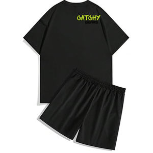 Conjunto de Camisetas de Punto Estampadas para Hombre, Camisetas Casuales de Algodón, Paquete Combinado, Manga Corta, Ropa Urbana, Proveedor Mayorista - Product Image 4