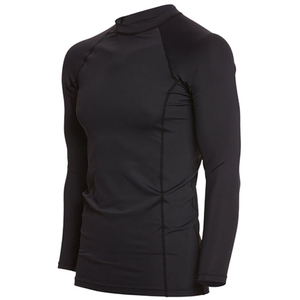 Premium 240GSM Polyester Spandex Breathable Quick Dry Long Sleeve <b>Compression</b> Rashguard BJJ MMA Grappling High Elasticity Gym - Product Image 1