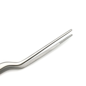 Pince à épiler dentaire manuelle en acier inoxydable de qualité supérieure, 4,75 po (12 cm), instrument chirurgical pour usage professionnel avec poignée ergonomique - Product Image 2