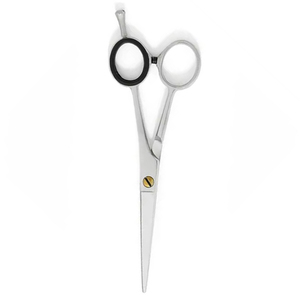 Ciseaux de coiffure professionnels en gros, en acier inoxydable, lame tranchante, pour droitiers, manche long, poignée en plastique, outil de coiffure - Product Image 3