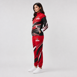 Light <b>Weight</b> Wholesale OEM Service Pure Material Women <b>Stand</b> Collar Tracksuit Quick Dry Breathable Comfortable Women Track Suit - Product Image 3