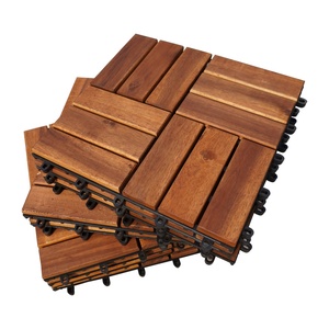 กระเบื้องพื้นไม้สักสี่เหลี่ยมคุณภาพสูงกันน้ำสำหรับห้องน้ำ ห้องนั่งเล่น และกลางแจ้ง ขายส่ง - Product Image 3