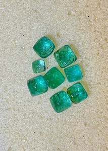 Piedras preciosas de esmeralda natural de Zambia, piedras sueltas verdes para la fabricación de joyas, anillos, colgantes, pendientes, piedra de alta calidad - Product Image 3