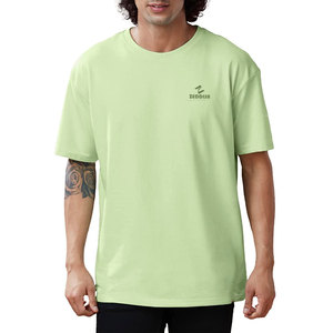 Camiseta clásica lisa para hombre, de talla grande, con tela cómoda, para uso diario. - Product Image 1